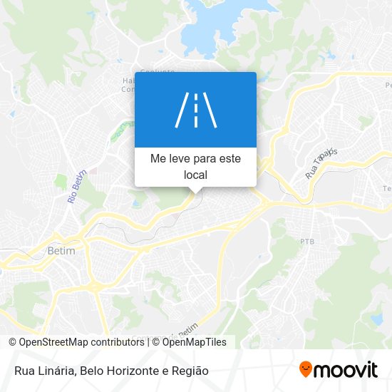 Rua Linária mapa