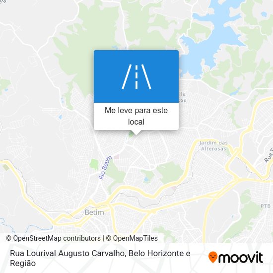 Rua Lourival Augusto Carvalho mapa