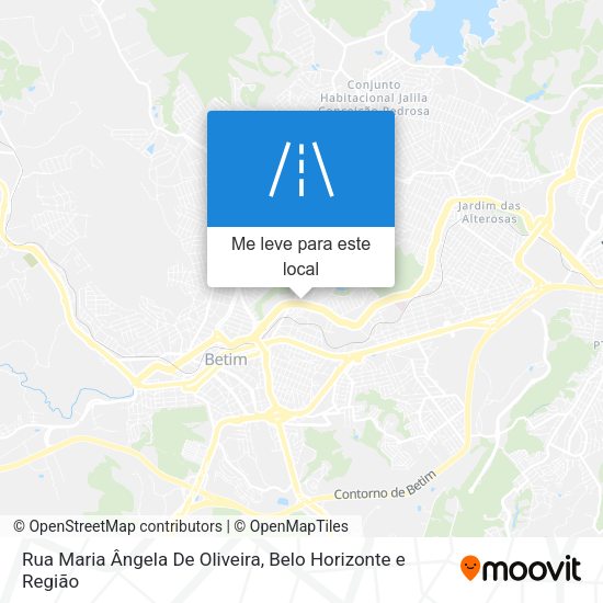 Rua Maria Ângela De Oliveira mapa
