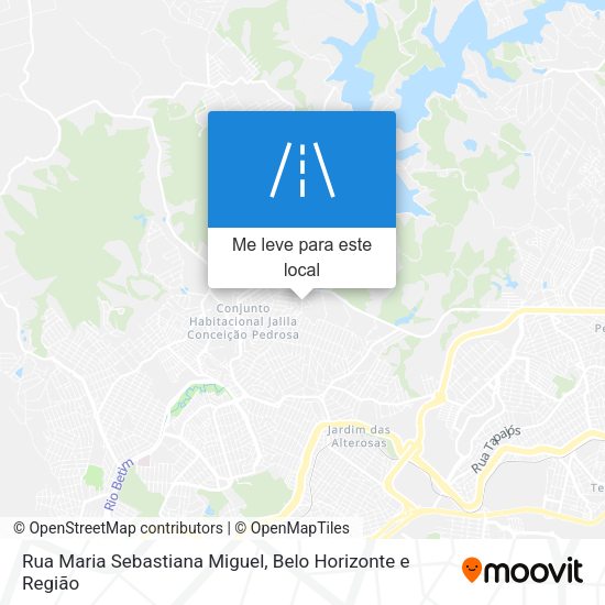 Rua Maria Sebastiana Miguel mapa