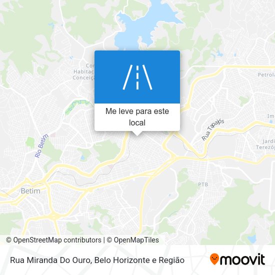 Rua Miranda Do Ouro mapa
