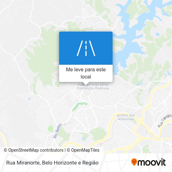 Rua Miranorte mapa