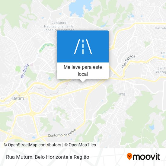 Rua Mutum mapa