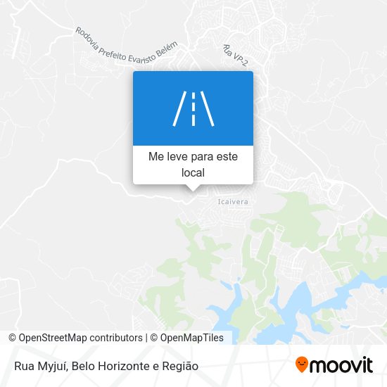 Rua Myjuí mapa