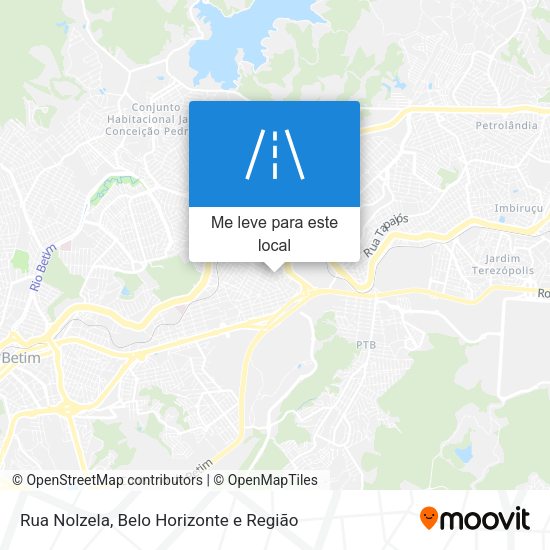 Rua Nolzela mapa
