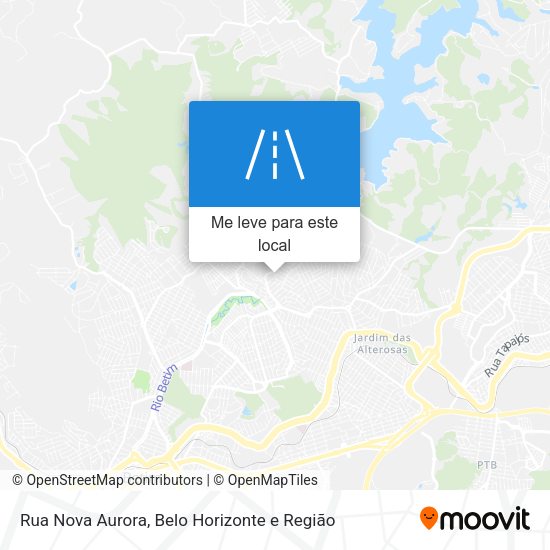 Rua Nova Aurora mapa