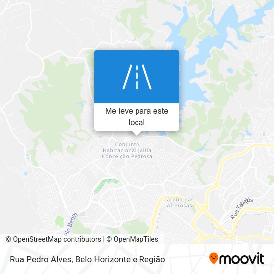 Rua Pedro Alves mapa
