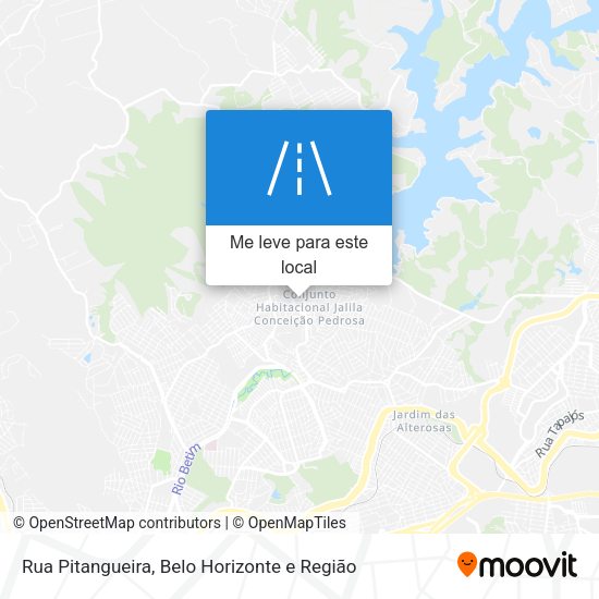 Rua Pitangueira mapa