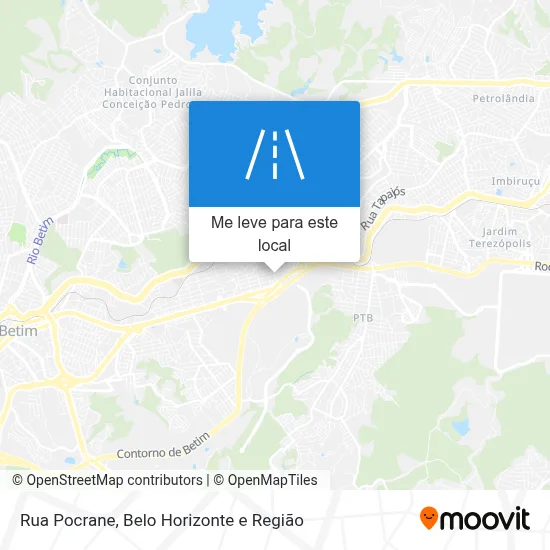 Rua Pocrane mapa