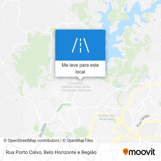Rua Porto Calvo mapa