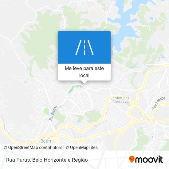 Rua Purus mapa