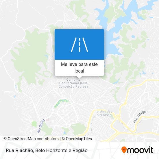 Rua Riachão mapa