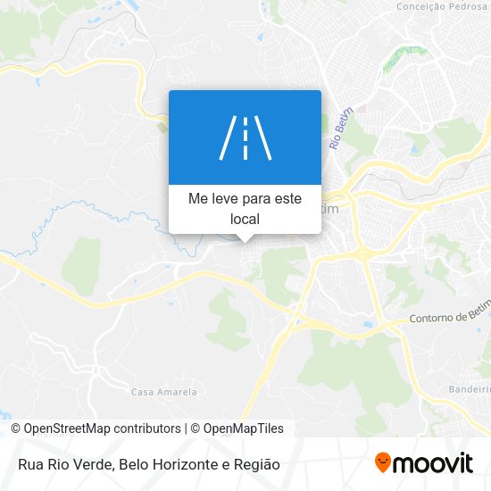 Rua Rio Verde mapa