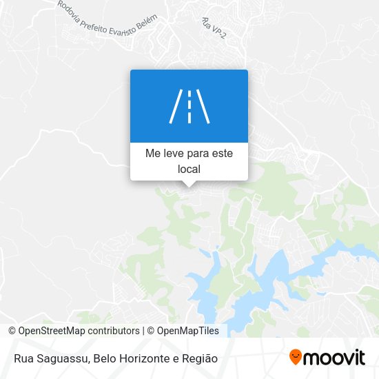 Rua Saguassu mapa