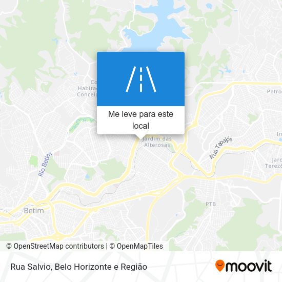 Rua Salvio mapa