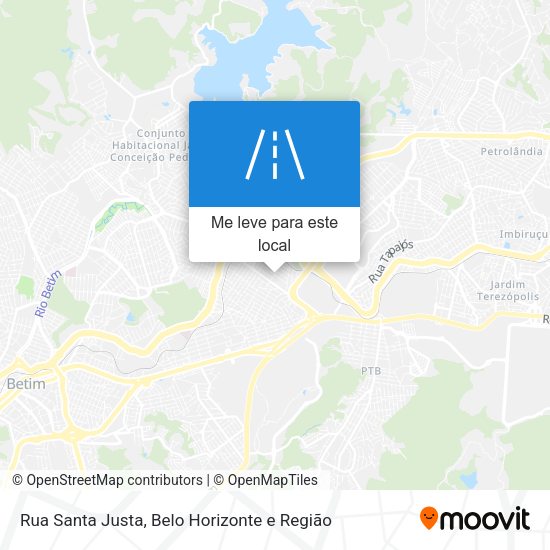 Rua Santa Justa mapa