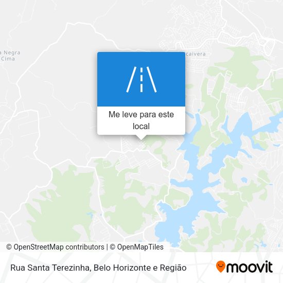 Rua Santa Terezinha mapa