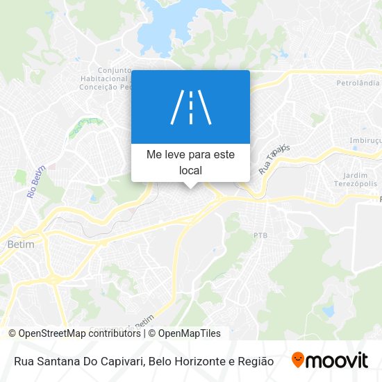 Rua Santana Do Capivari mapa