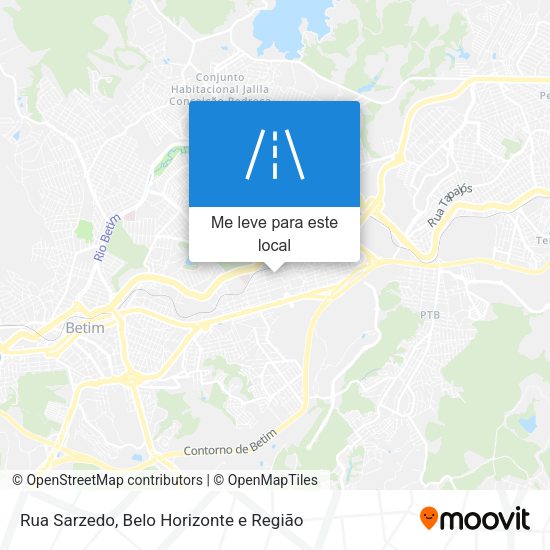 Rua Sarzedo mapa