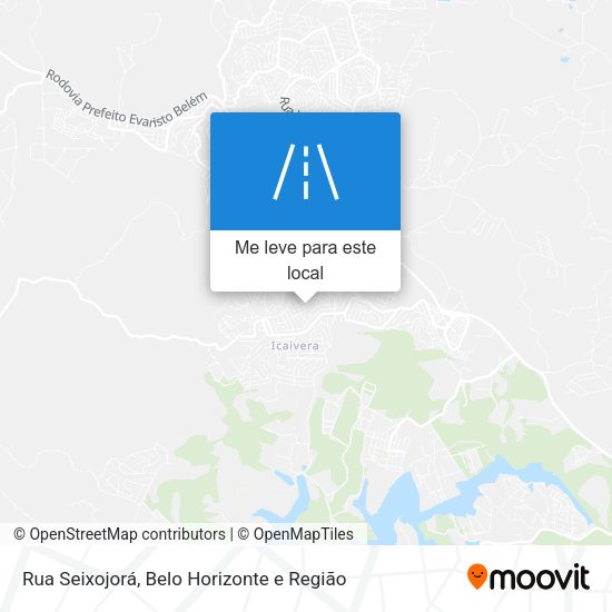 Rua Seixojorá mapa