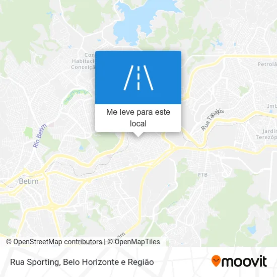 Rua Sporting mapa