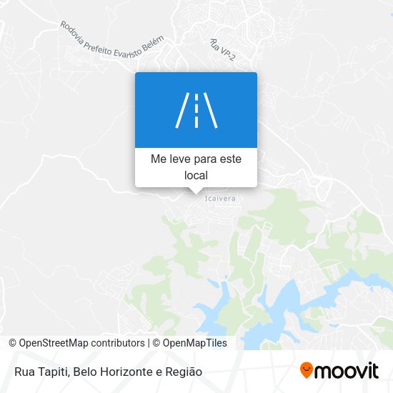 Rua Tapiti mapa