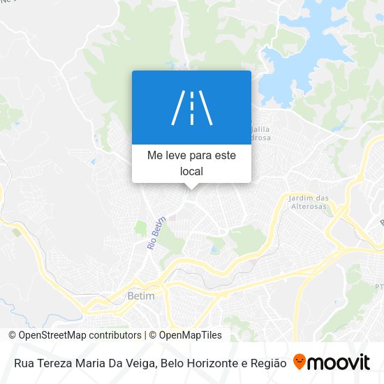 Rua Tereza Maria Da Veiga mapa