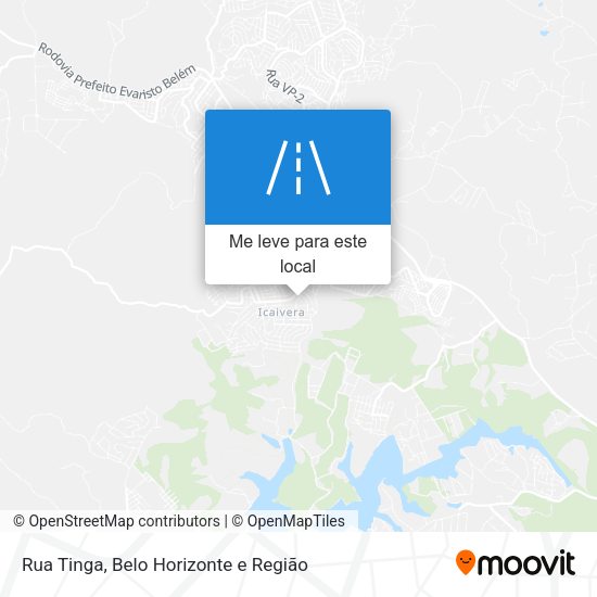 Rua Tinga mapa