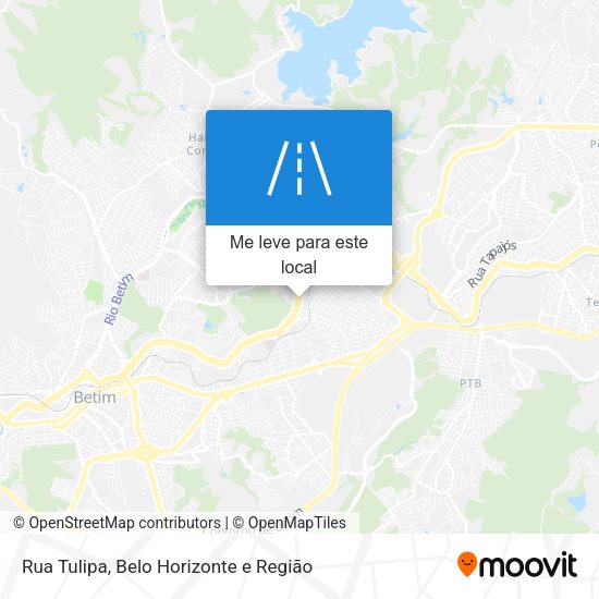 Rua Tulipa mapa