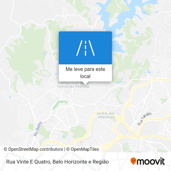 Rua Vinte E Quatro mapa