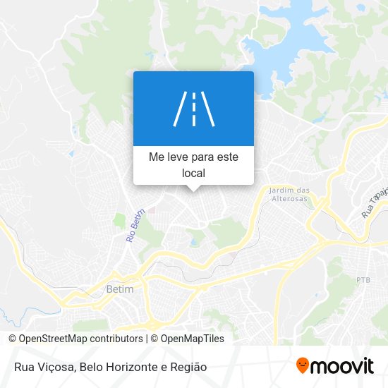 Rua Viçosa mapa