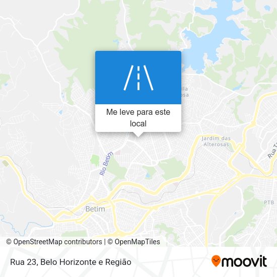 Rua 23 mapa