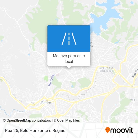 Rua 25 mapa