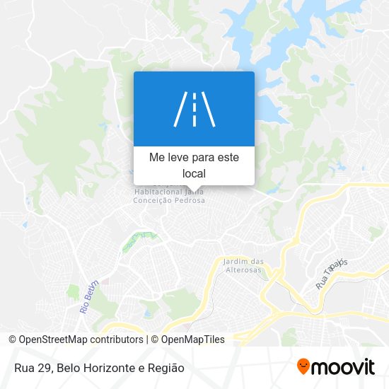 Rua 29 mapa