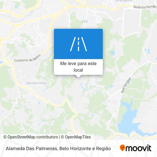 Alameda Das Palmeiras mapa