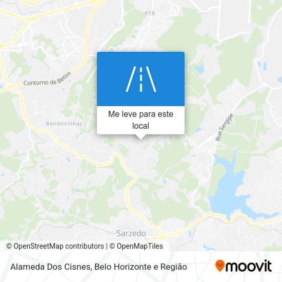 Alameda Dos Cisnes mapa