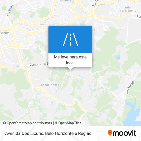 Avenida Dos Licuris mapa