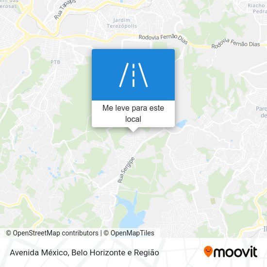 Avenida México mapa