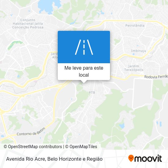 Avenida Rio Acre mapa