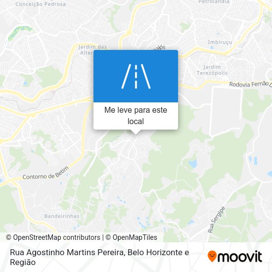 Rua Agostinho Martins Pereira mapa