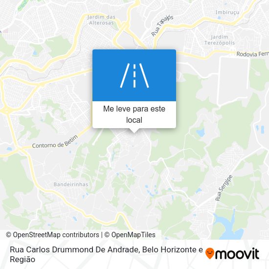 Rua Carlos Drummond De Andrade mapa