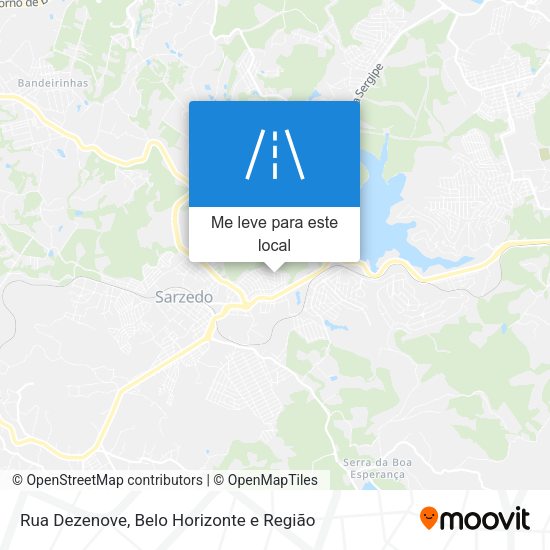 Rua Dezenove mapa