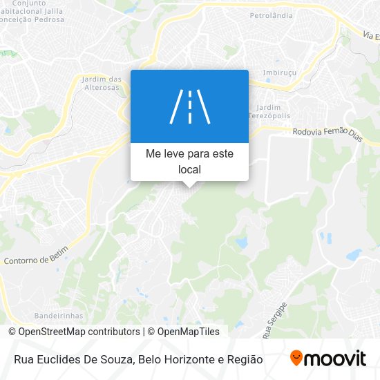 Rua Euclides De Souza mapa