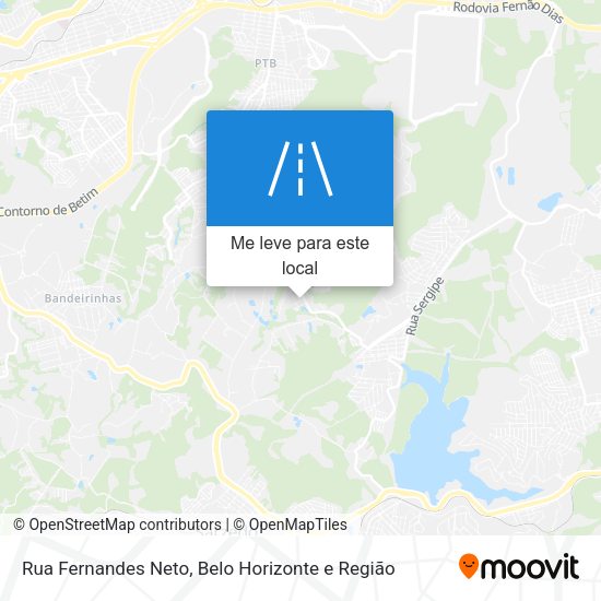 Rua Fernandes Neto mapa