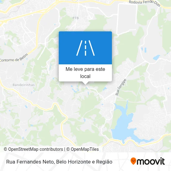 Rua Fernandes Neto mapa