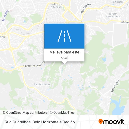 Rua Guarulhos mapa
