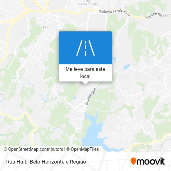 Rua Haiti mapa