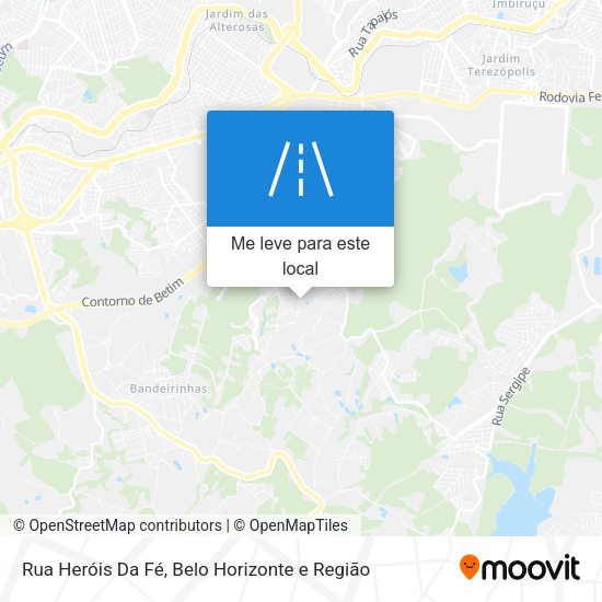 Rua Heróis Da Fé mapa
