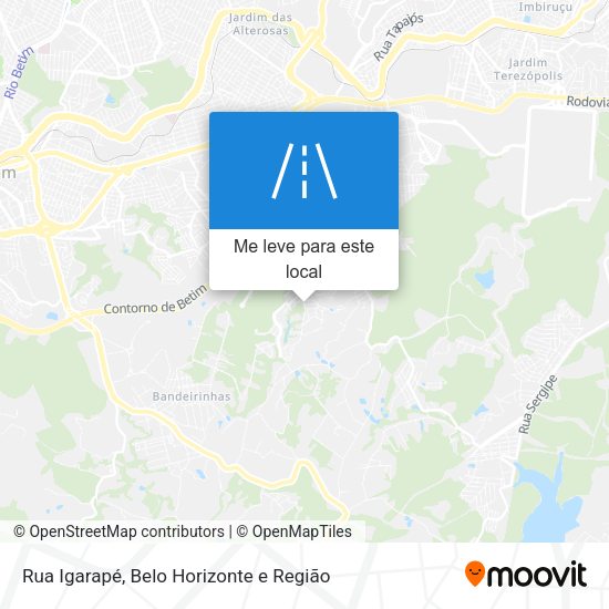 Rua Igarapé mapa