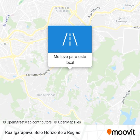 Rua Igarapava mapa
